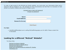 Tablet Screenshot of mcgrail.com